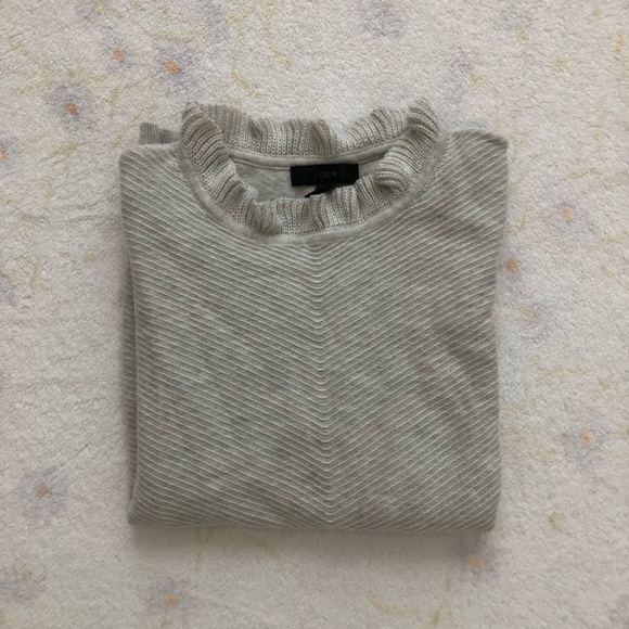 JCrew Ruffle Sweater - Picture 4 of 5